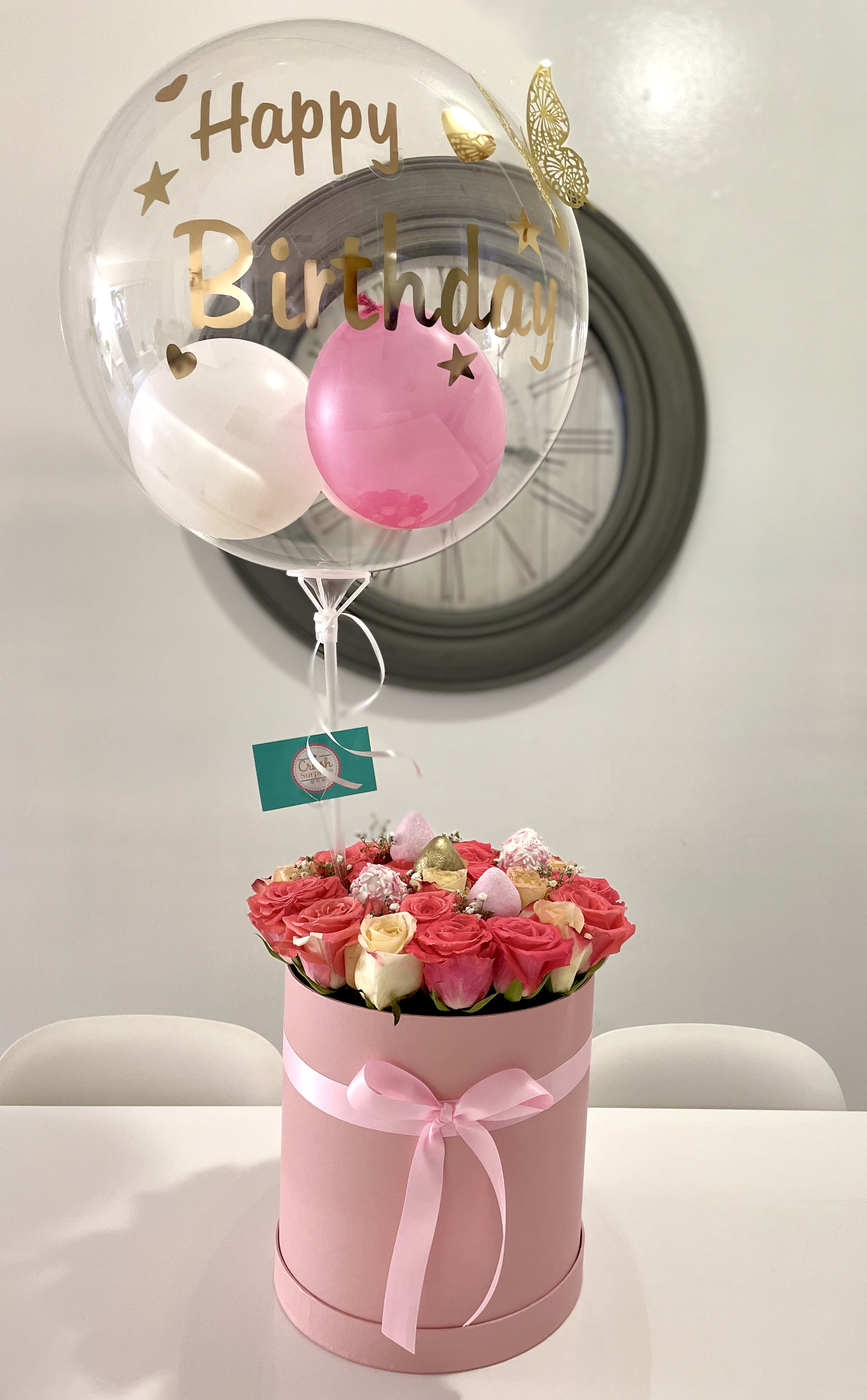 Flower Box + Ballons